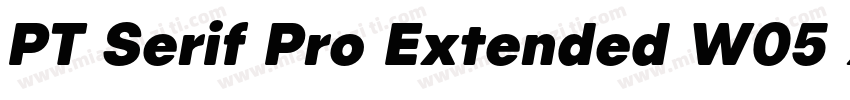 PT Serif Pro Extended W05 XBdIt字体转换